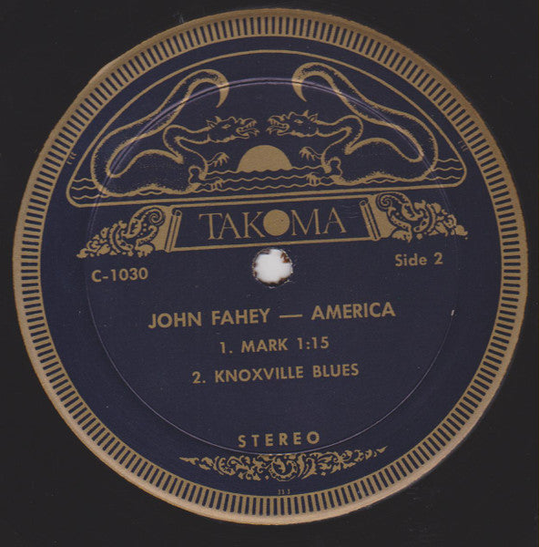 John Fahey : America (LP, Album, RE)