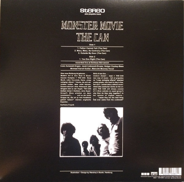 Can : Monster Movie (LP, Album, RE, RM)