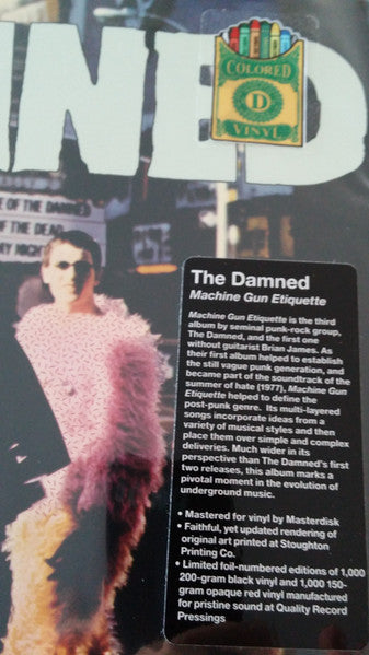 The Damned : Machine Gun Etiquette (LP, Album, Ltd, Num, RE, RM, Red)