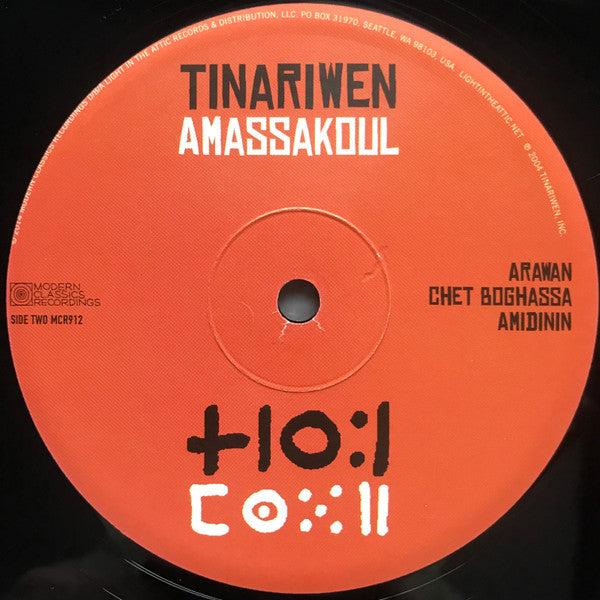 Tinariwen = Tinariwen : Amassakoul = ⵎⵙⵘⵍ (2xLP, Album, RE, RM)