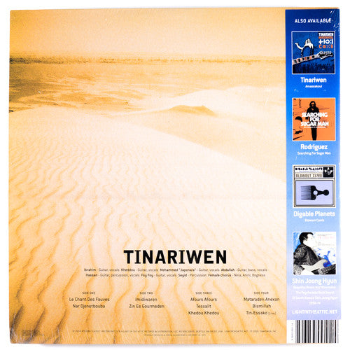 Tinariwen = ⵜⵏⵔⵓⵏ* : The Radio Tisdas Sessions = ⵔⵘⵓ ⵜⵙⴷⵙ (2xLP, Album, RE, RM)
