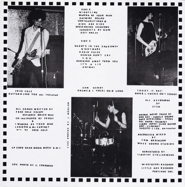 The Rats (5) : Intermittent Signals (LP, Album, RE, RP)