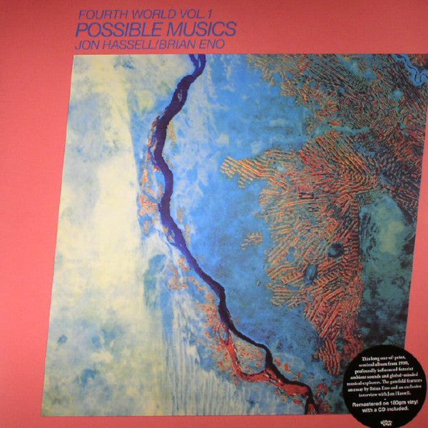 Jon Hassell / Brian Eno : (Fourth World Vol. 1) Possible Musics (LP, Album, RE, RM, 180 + CD, Album, RE, RM)