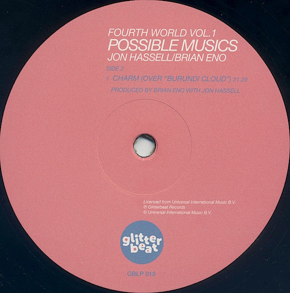 Jon Hassell / Brian Eno : (Fourth World Vol. 1) Possible Musics (LP, Album, RE, RM, 180 + CD, Album, RE, RM)