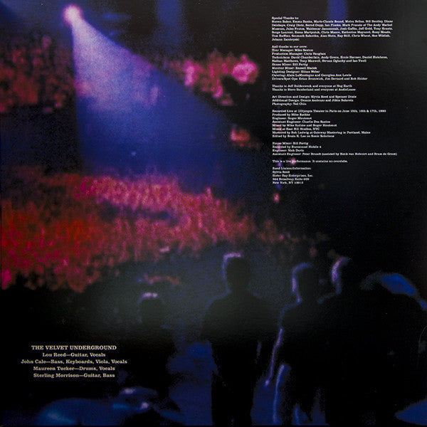 The Velvet Underground : Live MCMXCIII (4xLP, Album, RSD, Ltd, RE, Blu)