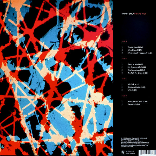 Brian Eno : Nerve Net (2xLP, Album, RE)