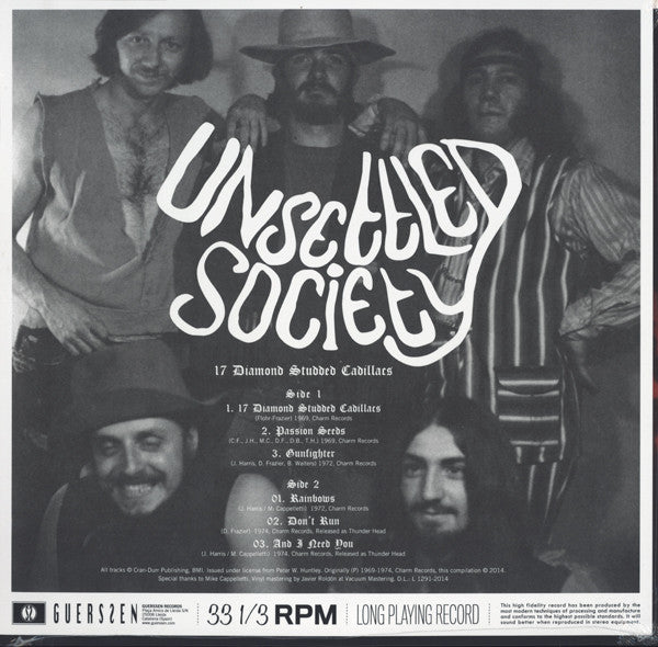 Unsettled Society : 17 Diamond Studded Cadillacs (LP, Comp)
