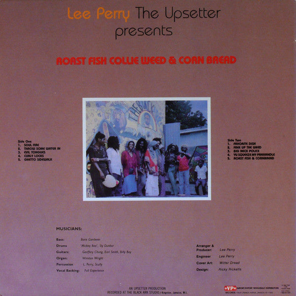 Lee Perry : Roast Fish Collie Weed & Corn Bread (LP, Album, RE)