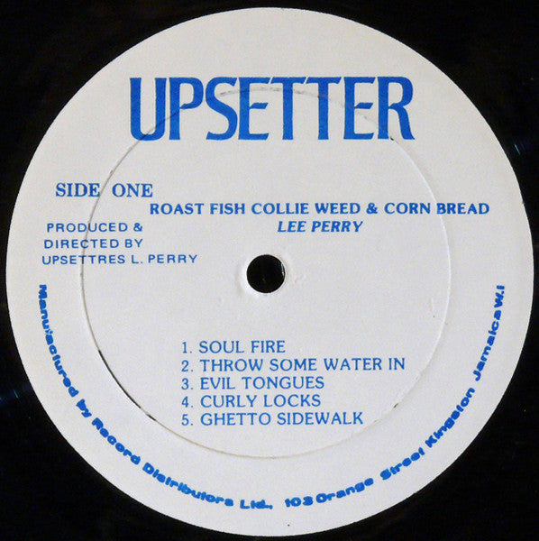 Lee Perry : Roast Fish Collie Weed & Corn Bread (LP, Album, RE)
