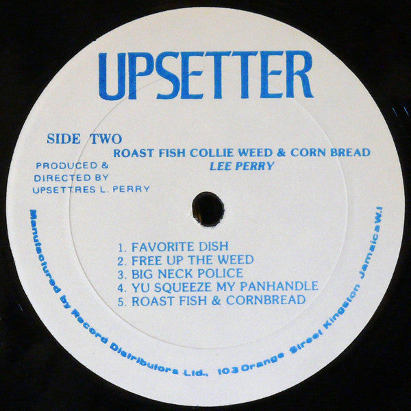 Lee Perry : Roast Fish Collie Weed & Corn Bread (LP, Album, RE)