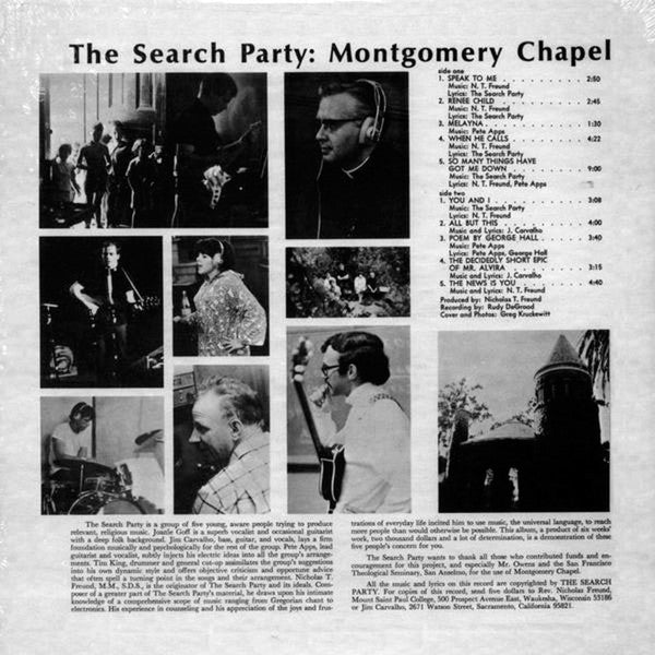 The Search Party : Montgomery Chapel (LP, Album, RE)