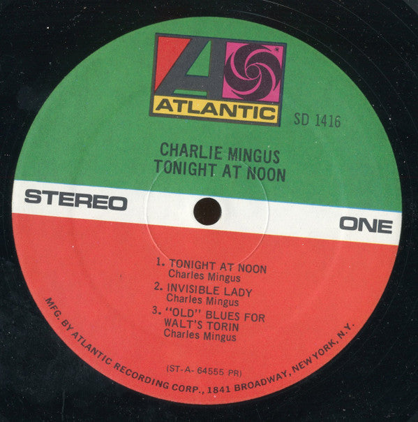 Charles Mingus : Tonight At Noon (LP, Album, RE)