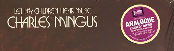 Charles Mingus : Let My Children Hear Music (LP, Album, Ltd, RE, RM, 180)
