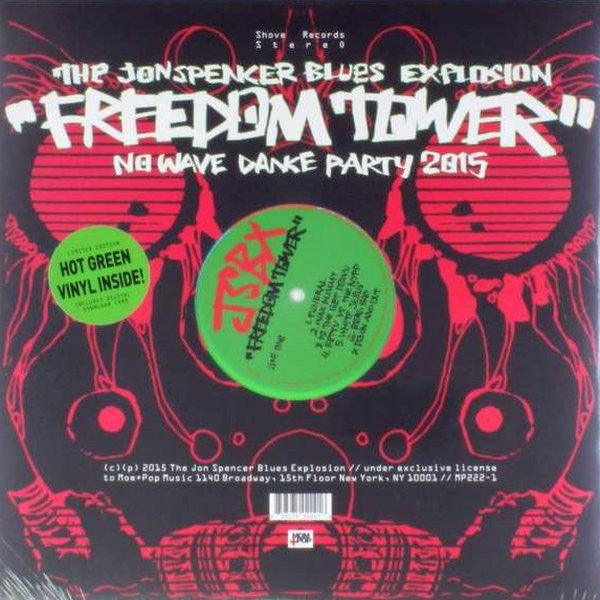 The Jon Spencer Blues Explosion : Freedom Tower-No Wave Dance Party 2015 (LP, Album, Ltd, Hot)