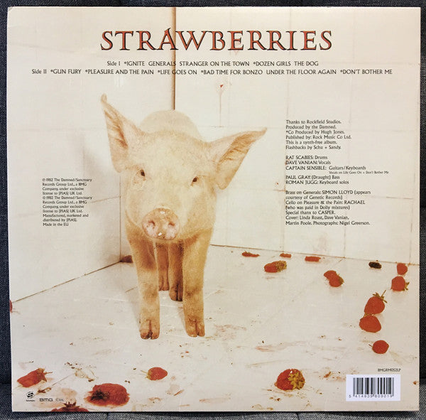 The Damned : Strawberries (LP, Album, RE)