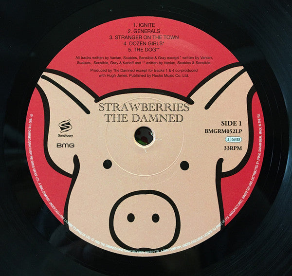 The Damned : Strawberries (LP, Album, RE)