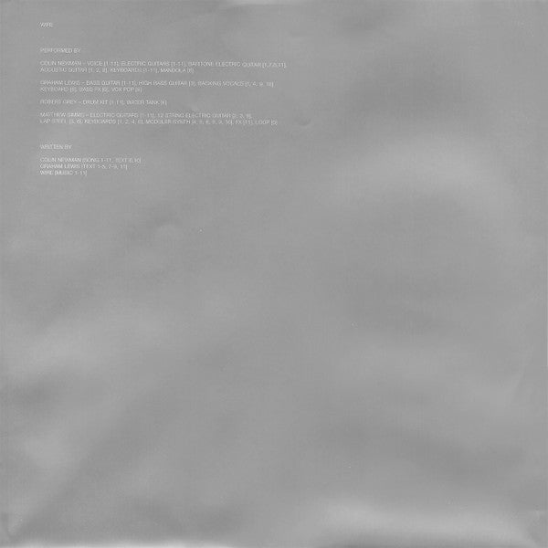 Wire : Wire (LP, Album)