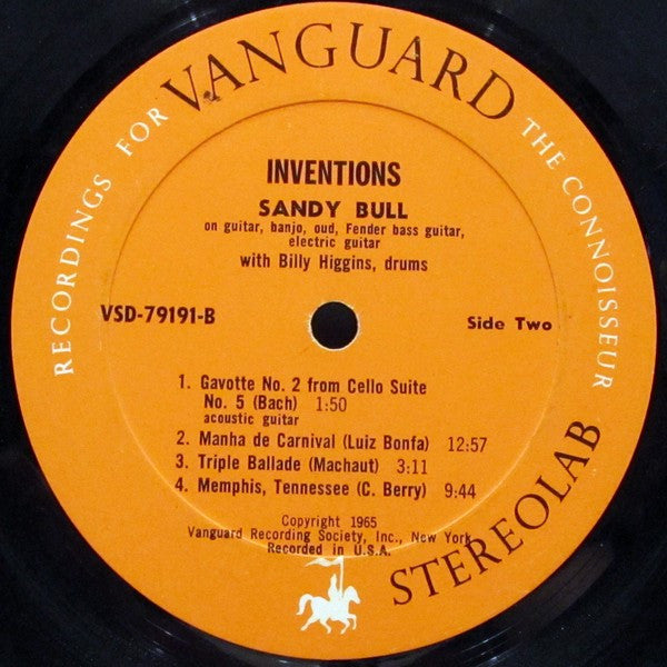 Sandy Bull : Inventions (LP, Album)