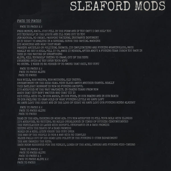 The Pop Group / Sleaford Mods : Nations / Face To Faces (7", Single)