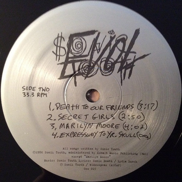 Sonic Youth : EVOL (LP, Album, RE, RM, RP)