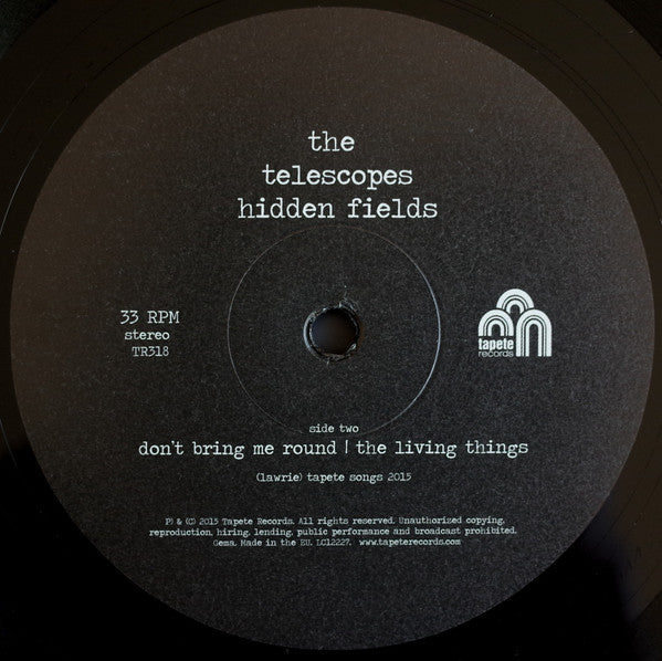 The Telescopes : Hidden Fields (LP, Album + CD, Album)