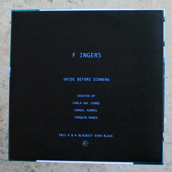 F Ingers : Hide Before Dinner  (LP, Album)