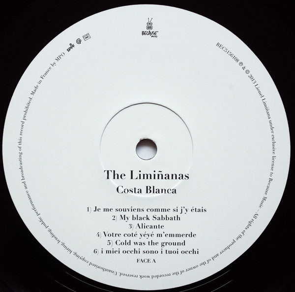 The Limiñanas : Costa Blanca (LP, Album, RE + CD, Album, RE)