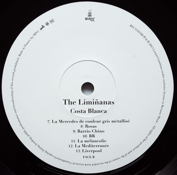 The Limiñanas : Costa Blanca (LP, Album, RE + CD, Album, RE)