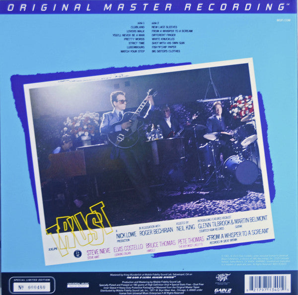 Elvis Costello & The Attractions : Trust (LP, Album, Ltd, Num, RE, RM, 180)