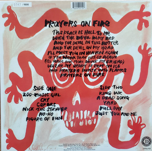 The Birthday Party : Prayers On Fire (LP, Album, Num, RE, RM, 200)