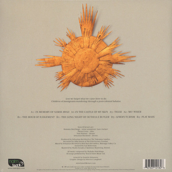 Sons Of Kemet : Lest We Forget What We Came Here To Do (LP, Album)