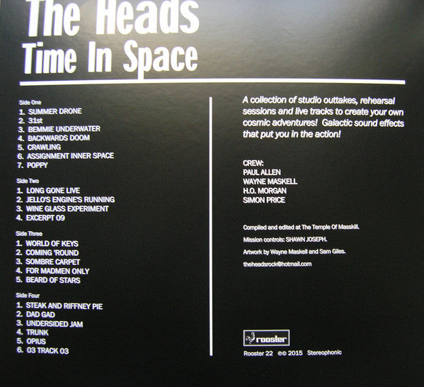 The Heads (2) : Time In Space (LP, Comp, Ltd, Cle + LP, Comp, Ltd, Cle)