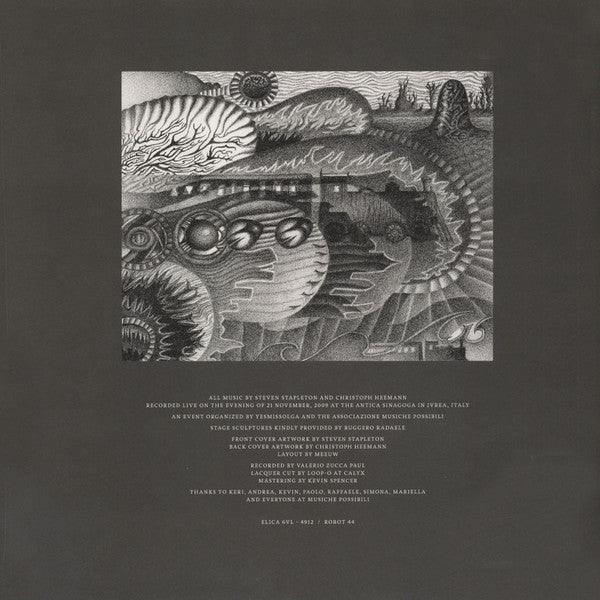 Steven Stapleton & Christoph Heemann : Painting With Priests (LP, Album, Ltd)