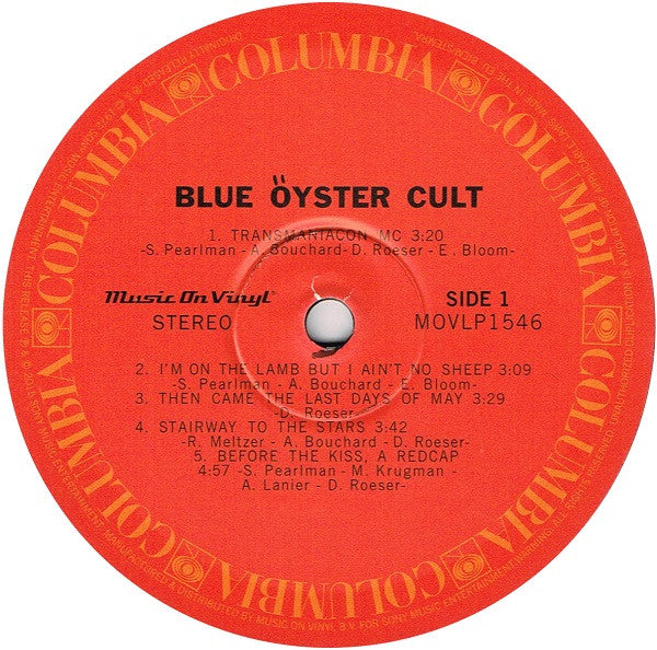 Blue Öyster Cult : Blue Öyster Cult (LP, Album, RE)