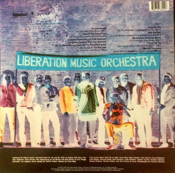 Charlie Haden : Liberation Music Orchestra  (LP, Album, RE, 180)