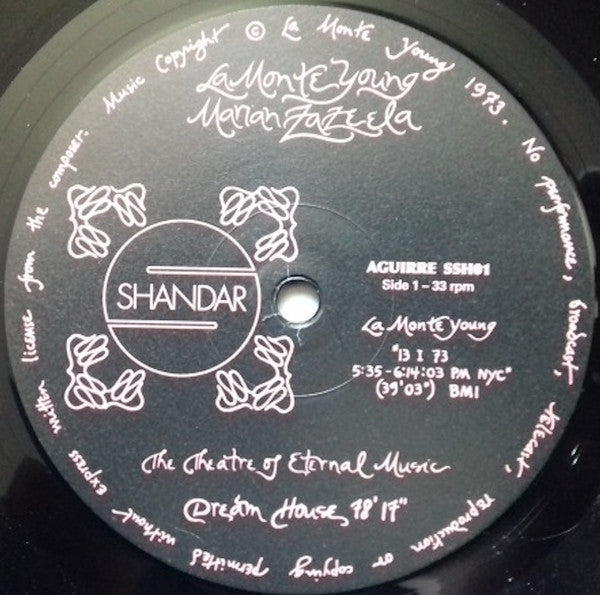 La Monte Young / Marian Zazeela - The Theatre Of Eternal Music* : Dream House 78'17" (LP, Album, Ltd, RE, RM, 180)