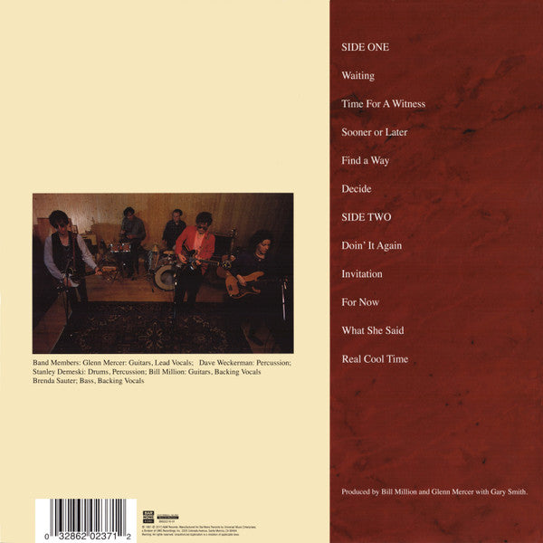 The Feelies : Time For A Witness (LP, Album, RE)