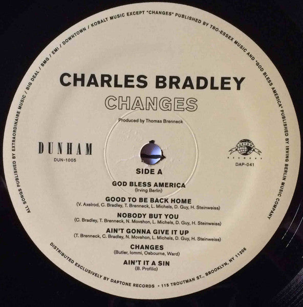 Charles Bradley : Changes (LP, Album)