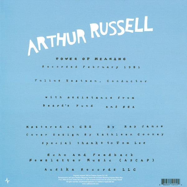 Arthur Russell : Tower Of Meaning (LP, Album, RE)