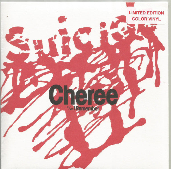 Suicide : Cheree / I Remember (7", Single, Ltd, RE, Red)