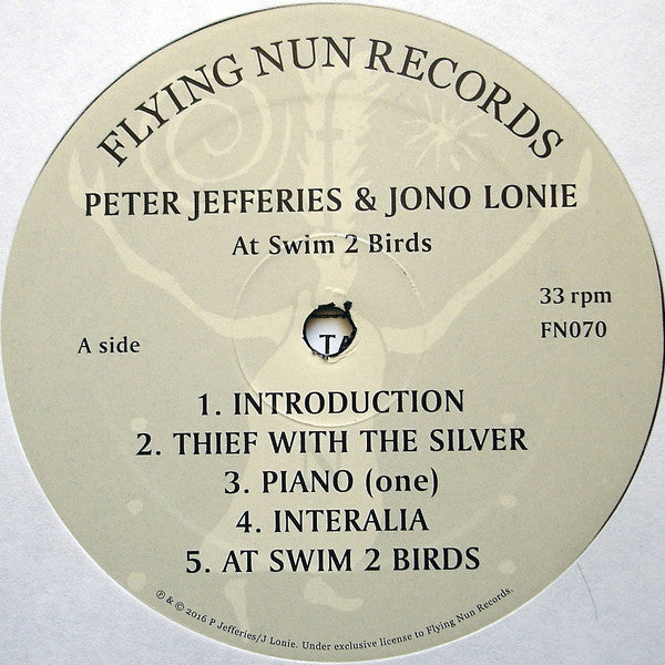 Peter Jefferies & Jono Lonie : At Swim 2 Birds (LP, RE)