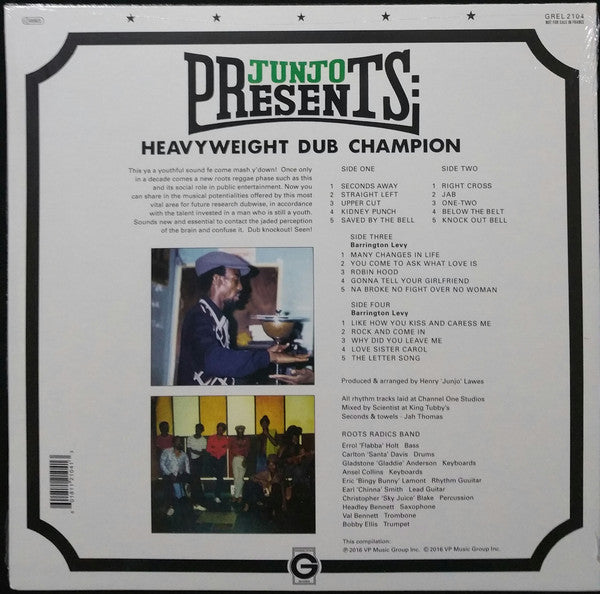 Junjo* : Heavyweight Dub Champion (LP, Album, RE, RM + LP, Comp, RM)