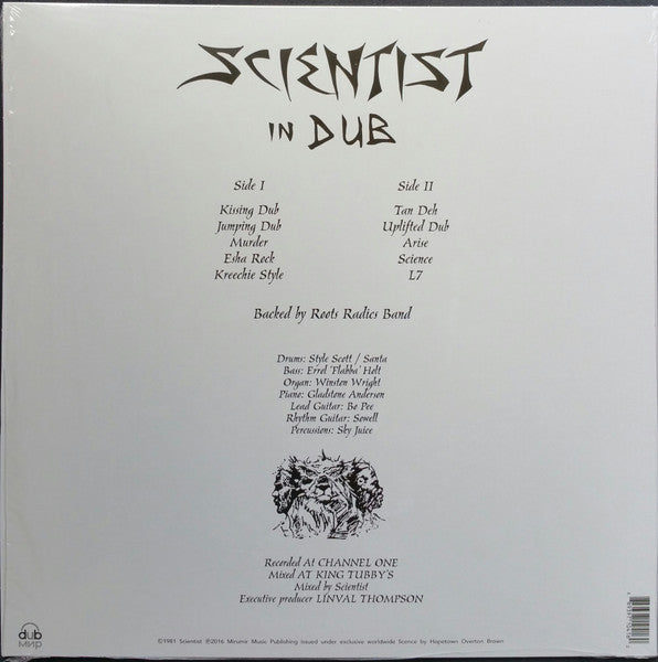Scientist : In Dub (LP, Album, RE, RM + CD)