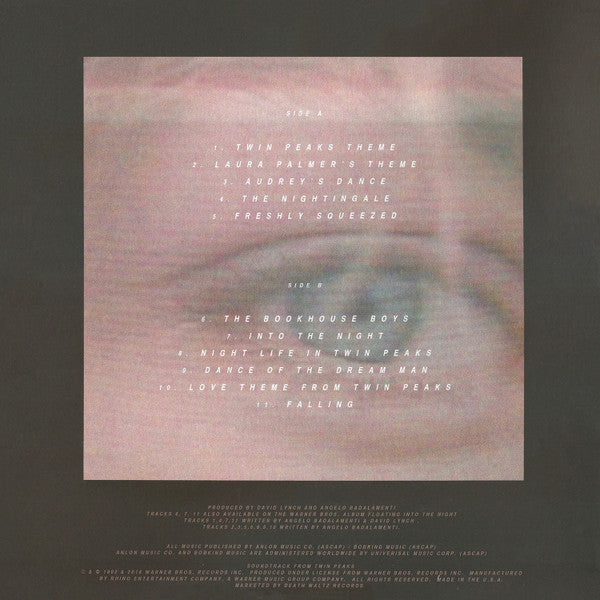Angelo Badalamenti : Twin Peaks (LP, Album, RE, RM, Bro)