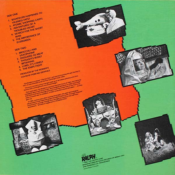 The Residents : Whatever Happened To Vileness Fats? (LP, Album)