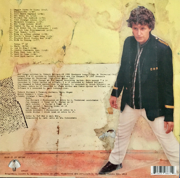 Robert Pollard : Not In My Airforce (LP, Album, RE, RM, Yel + 7", EP, RE, RM)