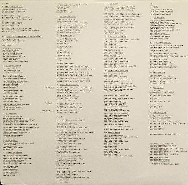 Robert Pollard : Not In My Airforce (LP, Album, RE, RM, Yel + 7", EP, RE, RM)