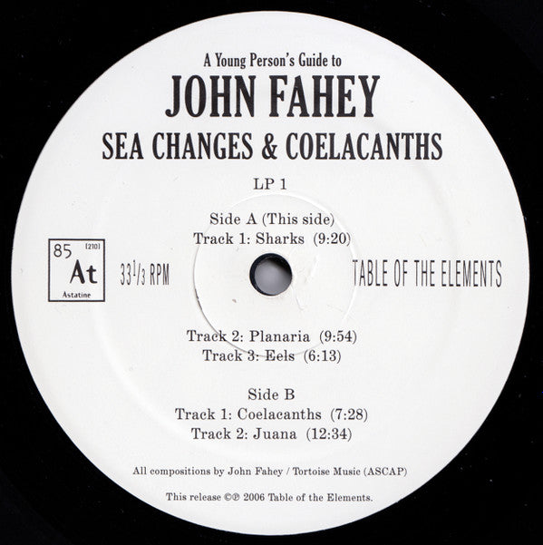 John Fahey : Sea Changes & Coelacanths : A Young Person's Guide To John Fahey (3xLP + 12", S/Sided + Box, Comp)