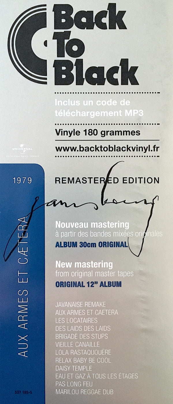 Serge Gainsbourg : Aux Armes Et Cætera (LP, Album, RM, 180)