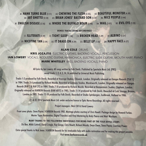 Folk Devils : Beautiful Monsters - Singles And Demo Recordings 1984-1986 (2xLP, Album, Comp, Ltd, RM)